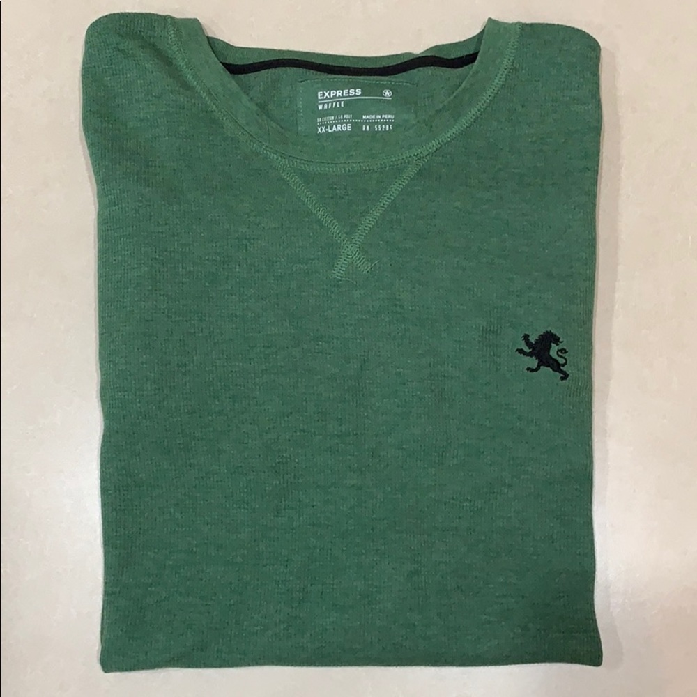 EXPRESS MEN’S WAFFLE LONG SLEEVE TEE